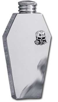 Coffin Flask With Crest