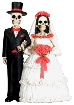 Day of Dead Wedding Cake Topper